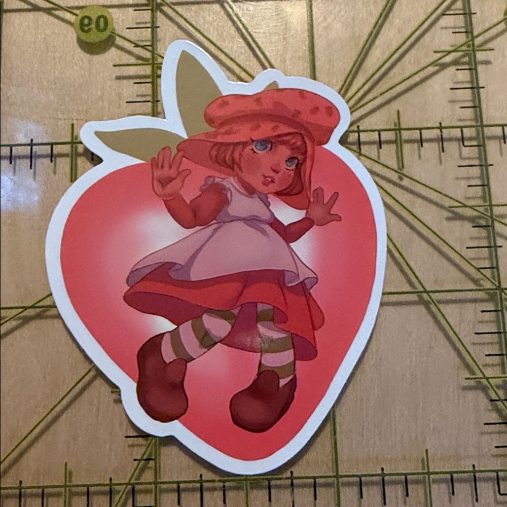 NEW Strawberry Shortcake Aesthetic Waterproof Vinyl Sticker